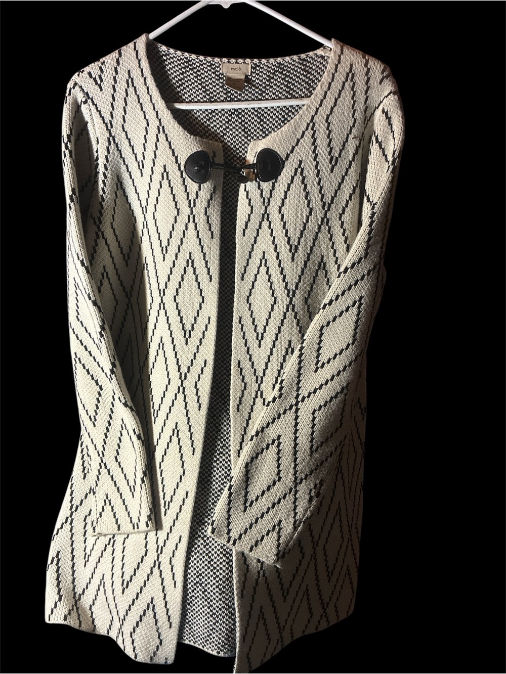 Oliver Escio Black & White Knit Cardigan